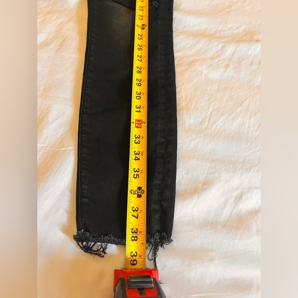 One Teaspoon Freebirds Black Skinny Jeans Modern fit, fringed ankle - Picture 5 of 6